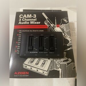 Azden CAM-3 3 Channel Audio Mixer